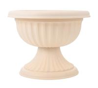 ANDRESLAD 1 Pc Fioriera Romana Titolari In Vaso Pentola Fioriera Alta Per Urna Porta Piante a Colonna Alto Per Piante Da Esterno Germoglio Vaso Trasparente Supporto Per Piante Beige Resina