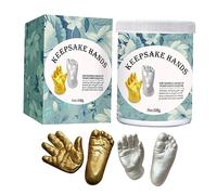 ANDRESLAD 1 Set Tridimensionale In Polvere Per Modellare A Mano Piede Infantile Kit Per Colata A Mano Del Bambino Kit Per Bambini Kit Di Stampaggio Per Colata A Mano Del Bambino Kit Di
