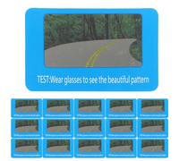 ANDRESLAD 100 Schede di Verifica per Occhiali da Sole Polarizzati Tester di Polarizzazione per Lenti Strumento Portatile per Controllo Polarizzazione Occhiali da Sole e Uso Personale in