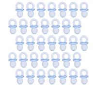 ANDRESLAD 150pezzi Mini Ciucci Acrilico Trasparente Da Decorazioni Per Shower Accessori Per Giochi e Regali Per Feste Di Compleanno e Cerimonie Di Benvenuto Al Mondo