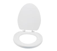 ANDRESLAD 1pezzi Coperchio Wc in Materiale Di Design Ammortizzante Migliorato Supporto Sedile Bianco Meccanismo Apertura Chiusura