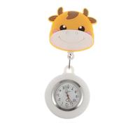 ANDRESLAD 1pezzi Orologio Da Tasca Retrattile Per Con Gancio Sicuro Design Cartoon Delicato e Facile Da Leggere Per Ospedali e Professionisti Della Salute