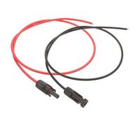 ANDRESLAD 2 Pezzi Cavo di Prolunga Solare 1 Metro Connettore a Sgancio Rapido Adattatore per Filo Pannello Solare Protezione Sovraccarico per Uso Domestico e Officina