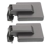 ANDRESLAD 2 Pezzi Cerniere Ammortizzate per Armadietti in Alluminio Ultra Sottili e Silenziose con Tecnologia Idraulica per Porte Scomparsa di Vetrina e Libreria Design Invisibile e Robusto