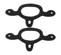 ANDRESLAD 2 Pezzi Cinghie in Gomma Nera per Speroni e Stivali da Equitazione Western Resistenza all’Usura e Alta Elasticità per Uso Equestre Uomini e Donne