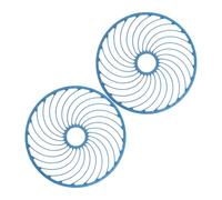 ANDRESLAD 2 Pezzi Disco da Lancio a Mano per Rete da Pesca Disco di Sostituzione Cavo Diametro 46 CM Accessorio per Lancio Rete Pesca Facile e Resistente