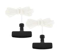 ANDRESLAD 2 Pezzi Set 2 Pezzi Maniglia della Corda di Avviamento per Tosaerba Cavo 3m, Accessori Ricambio Corda di Trazione per Giardinaggio, Impugnatura Ergonomica Resistente per Uso