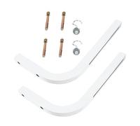 ANDRESLAD 2 pezzi Supporto Schermo Proiettore per Montaggio Parete con Gancio Staffa per Schermi Manuali e Caduta Fissaggio Robusto e Affidabile per Installazioni Alte