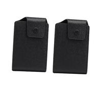 ANDRESLAD 2 Pz custodia raccoglitore carte portacarte portamonete portatessere wallet pash bag borsa con fibbia portafoglio multifunzionale portafoglio alla moda sacchetto certificato Black