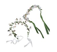 ANDRESLAD 2 Pz Fascia per Mori lato fascia per compleanno diademi per ragazze gioielli per per per donna per con perle di simulazione antiperla