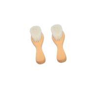 ANDRESLAD 2 Pz Spazzola per la doccia del Lavello scrubber posto a sedere prodotti cose pulizia spugna lavaggio ragazzo giocattoli per il bagnetto mini corpo macchia kit Bambù