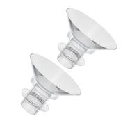 ANDRESLAD 2pezzi Inserti Flangia Tiralatte in Silicone Compatibili Con Pompa Elettrica e Indossabile Piccoli Adattatori Per Sostituzione Facile e Comoda Particolari Pratici Per Allattamento