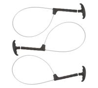 ANDRESLAD 3 Pezzi Strumento la Contenzione Suini in Acciaio Inossidabile e Plastica, Resistente e Funzionale per Allevamento e Somministrazione in Azienda Suinicola