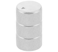 ANDRESLAD 3pezzi Comando del Volume in Alluminio di Manopole di Potenziometro Zigrinate Interruttore del Potenziometro per Apparecchiature Audio Teatro Chitarra Basso