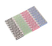 ANDRESLAD 4 Pezzi Affilatrice per Sci Strumento di Regolazione della Stagione Sciistica Guida All'angolo dello Snowboard Blocco Lucidatura Sci per Bordi Laterali