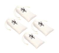 ANDRESLAD 4 pezzi Borsa per Scarpette da Danza in Tela Ecologica Resistente e Anti-graffio Sacchetti con Coulisse per Scarpette Punta e Tap Shoes per Organizzare e Viaggiare