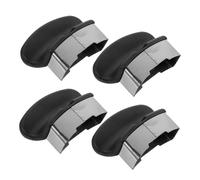 ANDRESLAD 4 pezzi Maniglie di Ricambio per Pentole e Pentola Pressione in Acciaio Inossidabile Manici Laterali Corti Antiscivolo e Resistenti al Calore Facili da Installare per Cucina