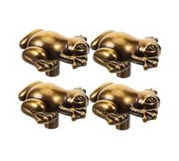 ANDRESLAD 4 Pezzi Maniglie per Forma di Rana in Lega di Zinco da Pomelli Mobili retrò Antichi per Armadi e Comò Maniglie Resistenti e Facili da Installare per Mobili Eleganti