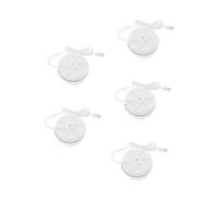 ANDRESLAD 5 Pezzi Mini Lavatrice Lavatrice A Pedale A Secchio Manuale Per Bucato Mini Rondella Portatile A Mano Lavadora Plastica Bianca