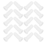 ANDRESLAD 50 Pezzi Inserti per Ruote in Plastica Bianca Boccole per Gambe Sedie e Culle Compatibili con Mobili per Ufficio Montaggio Rapido e Protezione Pavimenti