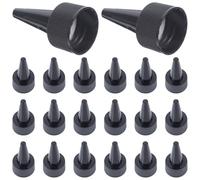 ANDRESLAD 50 Pezzi Tappi per Bottiglie a Tenuta Stagna 24/410, Coperchi di Ricambio Riutilizzabili Anti-Perdita per Flaconi Cosmetici, Tappi Protettivi Compatti per Uso Quotidiano e