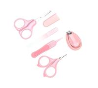 ANDRESLAD 5pezzi Manicurper Ragazzo Ragazza Rosa Sicuro e Leggero Kit Per La Delle Unghiper Ragazzo Ragazza Include Forbici Tronchesi Per Unghie Design Adorabile e Pratico Per Ragazzo