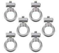 ANDRESLAD 6 Pezzi Ganci per Tendalino in Acciaio Inox 304 Occhielli di Montaggio su Binario per da Sole Camper Accessori Resistenti per Esterni e Campeggio Supporti Regolabili per Luci e