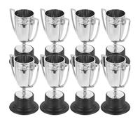 ANDRESLAD 8 Mini Trofei di Partecipazione per Base in Plastica Premio Concorso Squadra per Giochi e attività Sportive Decorazioni Trofei per Festa e Premiazioni Sportive Riutilizzabile