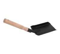 ANDRESLAD Badile da Giardino Compatto con Manico in Legno Ergonomico Paletta Quadrata Multiuso per e Pulizia Cenere Pala Piccola Portatile per Uso Esterno e Domestico