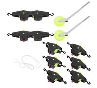 ANDRESLAD Carrucole Didattiche per Esperimenti Scientifici Kit Scolastico Pulegge Doppia Puleggia e Corde Materiale per Fisica e Vantaggi Meccanici Attrezzatura Stem per Lezioni di Forza