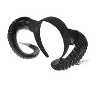 ANDRESLAD Cerchietto Realistico Con Corno Da Diavolo Per Donne E Uomini Per Feste Di Cosplay Orecchie Da Pecora
