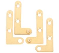 ANDRESLAD Cerniere per Porte Pivotanti Segrete in Ottone, Set da 4 Pezzi Perno e Giù, Cerniere Nascoste ad Alta Resistenza per Mobili, Ferramenta Silenziosa per Porte in Legno, Vetro