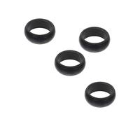 ANDRESLAD Confezione Da 4 Braccialetti Sportivi in silicone Per Allenamento Da Uomo Traspiranti Per Dita Neri