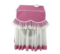 ANDRESLAD Copertura Per Lavatrice Resistente Viola 60x60x87cm, Copri Lavatrice Automatica Antipolvere Motivo Decorativo, Protezione e Risparmio Spazio Per Uso Domestico