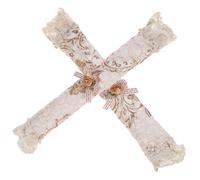 ANDRESLAD Copri Maniglie Per Frigorifero e Cassetti, Protezione Maniglia Decorativa in Panno Pizzo, Lavabile e Riutilizzabile, Comfort Al Tatto Per Elettrodomestici Da Cucina