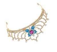 ANDRESLAD Copricapo da Sposa Corona Retrò in Stile Rinascimentale Cerchietto per Donna Leggero e Comodo per Feste Balli e Cerimonie Accessorio Cosplay Principessa Elegante