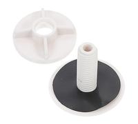 ANDRESLAD Coprilavello Decorativo Tappi Foro Lavello Coperchio Del Foro Del Rubinetto Copertura Del Foro Rotondo Coperchio Del Foro in Plastica Copri Foro Lavabo Copriforo Lavabo Bianca Abs