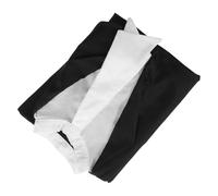 ANDRESLAD Costume da Giudice per Nero in Poliestere Morbido Cappotto da Avvocato per Giochi di Ruolo e Feste di Scuola Materna Kit Travestimento per Ragazzi Dettagli Sicuri e Facile