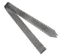 ANDRESLAD Cravattino Donna Scintillante per Danza Accessorio Elegante con Pietre Luminose Nero e Bianco Leggero e Comodo per Eventi Formali e Spettacoli