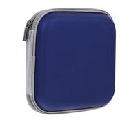 ANDRESLAD Custodia Porta CD e Dvd 20 Slot, Organizer per Archiviazione Multimediale, Design Doppia Cerniera e Maniglia per Trasporto, Protezione Disco Interno in Pellicola Pp Colore Casuale