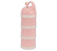 ANDRESLAD Dosatore Di Latte in Polvere Distributore Di Formule Talco Per Bambini Tappetini in Schiuma Per Bambini Contenitore Per Latte in Polvere Per Neonati Tazze Snack Per Bambini Rosa