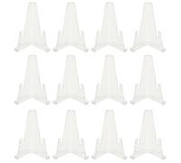 ANDRESLAD Espositore per Monete Commemorative 15 Pezzi Porta Monete Triangolare in Plastica Leggera e Stabile Mensola Organizzatore per Collezioni Casa e Ufficio