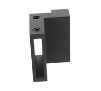 ANDRESLAD Fermaporta Design Retro Elegante Protezione per Porte Scorrevoli per Ad come Uffici e Scuole Colore Nero