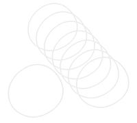 ANDRESLAD Kit 10 Pezzi Guarnizioni Anti-Esplosione per Occhiali Ricambi per Riparazione Occhiali Anelli Ammortizzanti Accessori per Installazione Lenti per Montature senza e