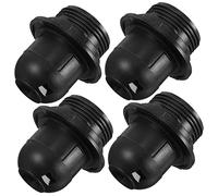 ANDRESLAD Kit Portalampada E27 4 Pezzi Attacco Semi-filettato per Lampade da Tavolo, Lampadari e Lampade a Piantana, Accessori per Riparazione e Fai da Te Illuminazione