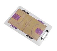 ANDRESLAD Lavagna Basket Doppia Faccia in PVC Tavoletta Strategia Allenatore Cancellabile Secco Accessorio Basket per Ragazzi Pianificazione Gioco e Facile da Usare
