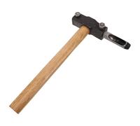 ANDRESLAD Martello per Inoculazione Funghi con Manico in Legno Perforatore di Precisione per Piantagione di Tronchi Utensile da Giardino Ergonomico per Coltivazione Micelio in Fattorie e