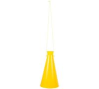 ANDRESLAD Megafono Portatile in Plastica a Forma di Corno Giallo per Sostenitori, Giocattolo Tromba da Festa per Eventi Sportivi, Decorazione per Party all’Aperto
