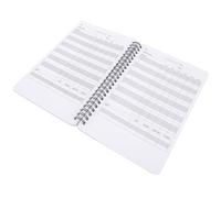 ANDRESLAD Notebook Portatile con Spirale per Diario Allenamenti e Pianificazione Fitness Taccuino Compatto per Programma Quotidiano Registro Misure e Progressi per Studenti e Ufficio