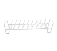 ANDRESLAD Organizer Scolapiatti da Cucina Compatto Bianco Scolapiatti con Drenaggio Efficiente per Piatti e Ciotole Struttura Stabile e Facile da Pulire Salvaspazio per Bancone e Lavello